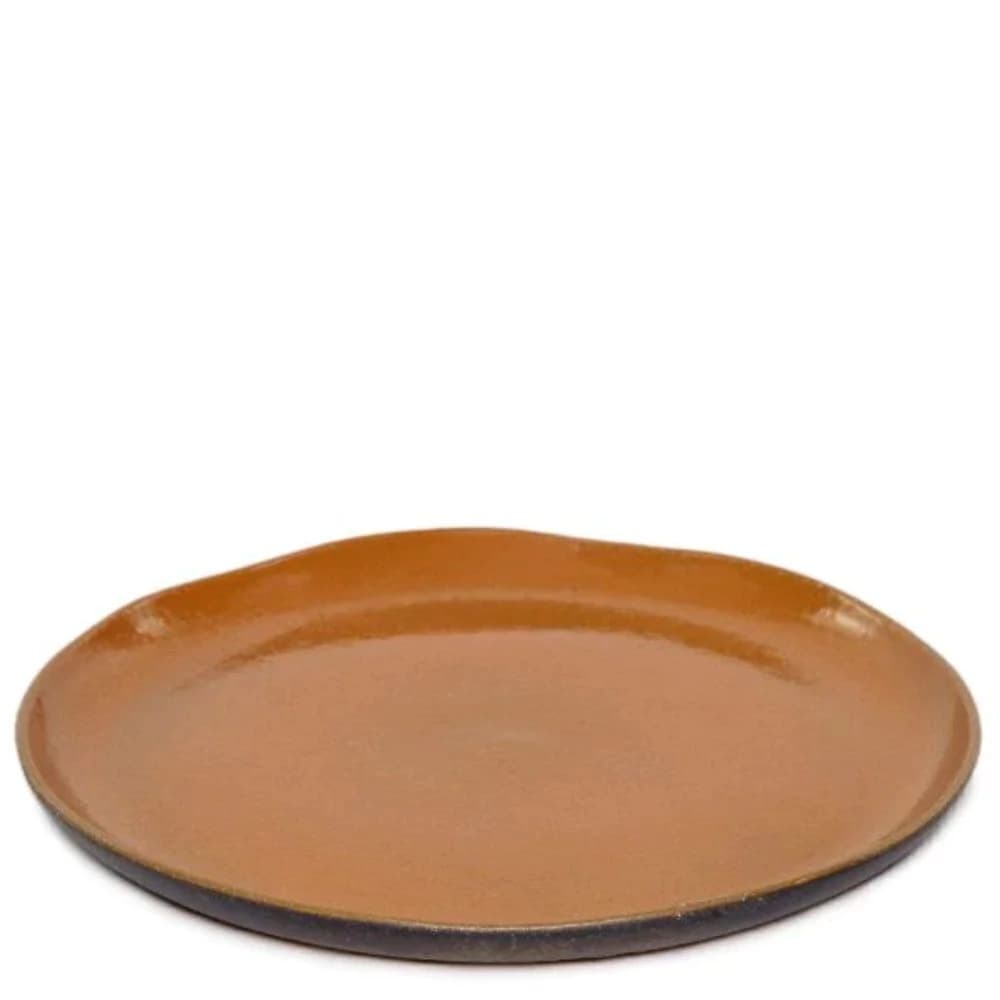 Prato Raso de Cerâmica Terracota 25cm