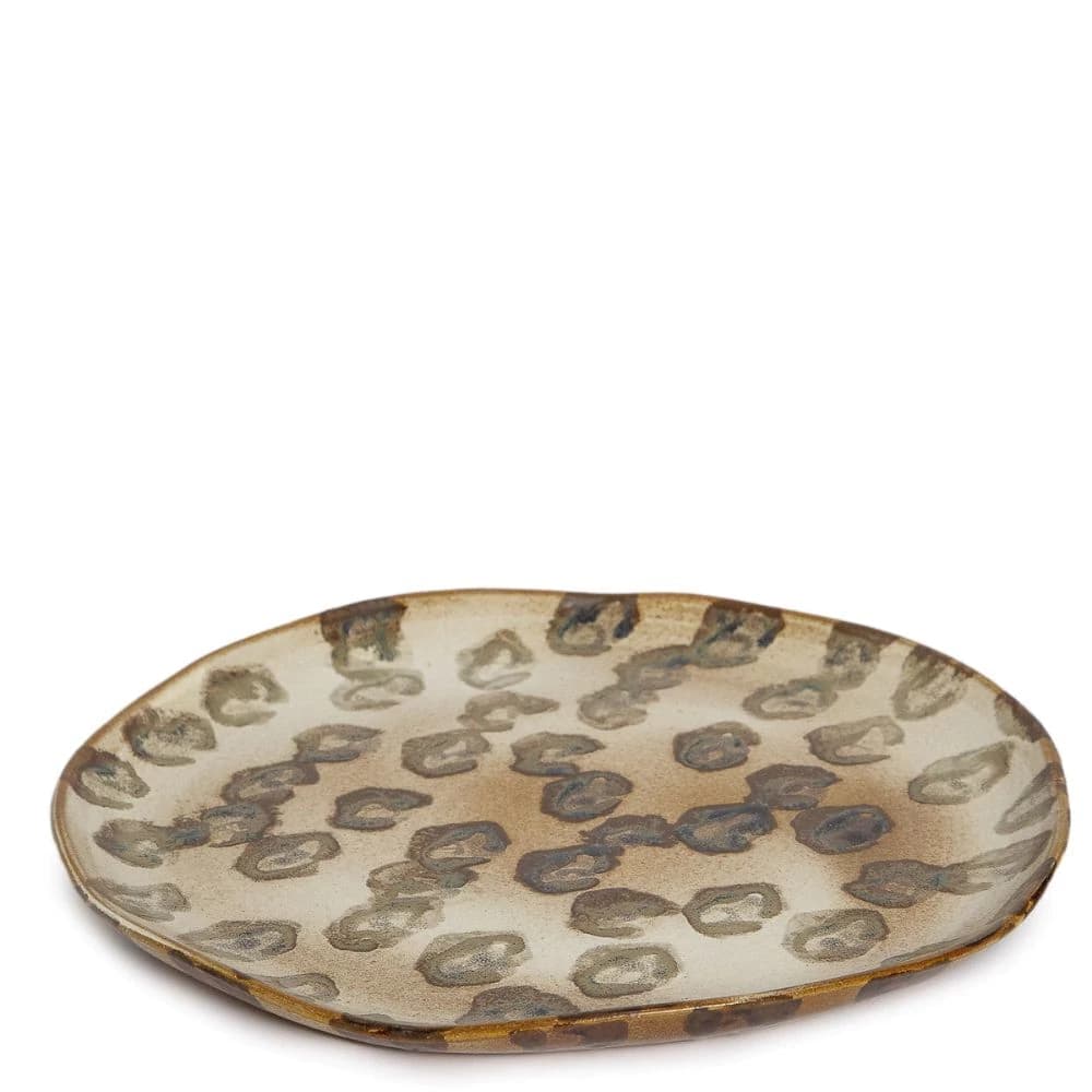 Sousplat de Cerâmica Leopardo 31cm