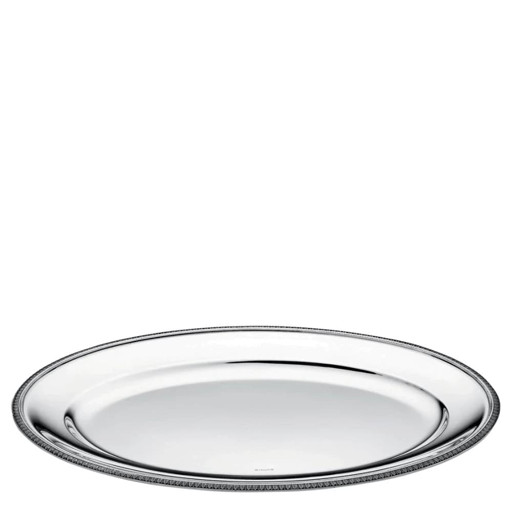 Travessa de Prata Oval Christofle Malmaison 45cm