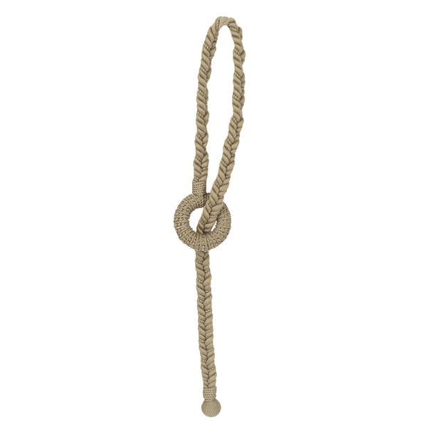 Abraçadeira de Cortina Sidney Cáqui 75cm Marbella