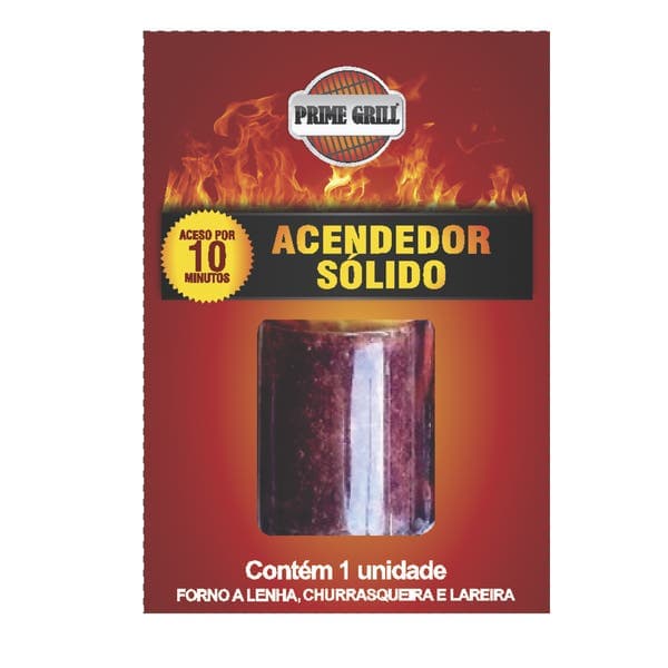 Acendedor Solido unitario Prime Grill