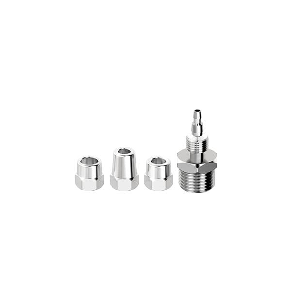 Adaptador para Filtro Rosca Macho 1/2" Espigão 1/4" e 1/8" Latão Censi