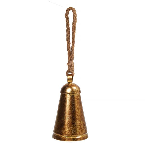 Adorno De Natal Plástico Dourado Cromus 20,5x11,5cm