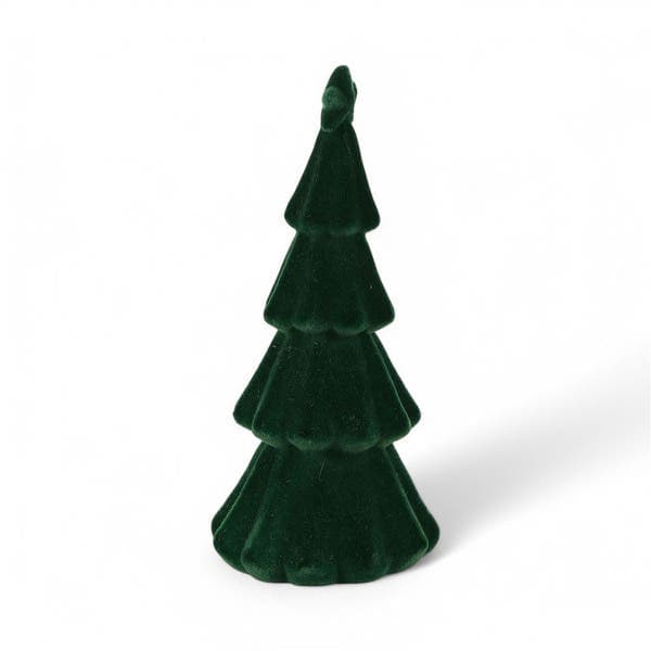 Adorno de Natal Plástico e Tecido Verde 18,5cm Cromus