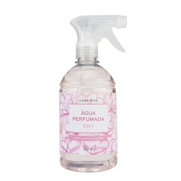 Agua Perfumada Soft 500ml Rosa Casa Viva