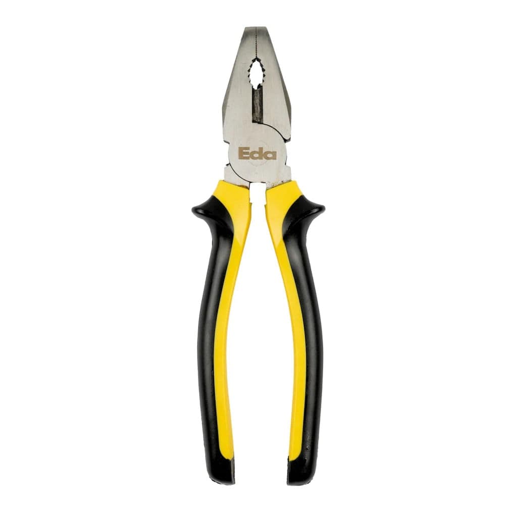 Alicate Universal 8 Polegadas Amarelo Preto - Eda