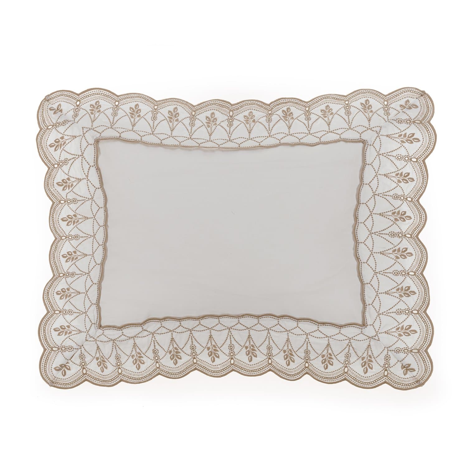 Almofada 100% Algodão Limonatti Trussardi Branco 30 x 40 cm