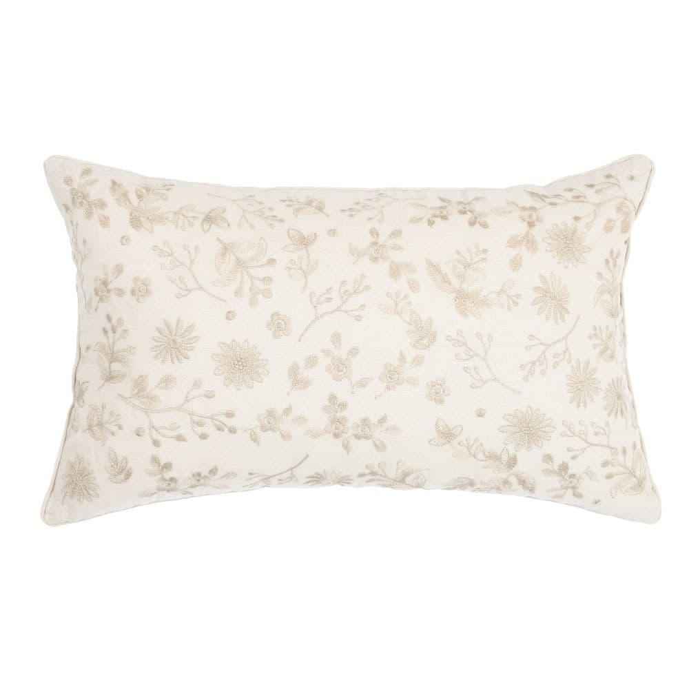 Almofada 30x50cm Buddemeyer Luxus Adeline Amendoa