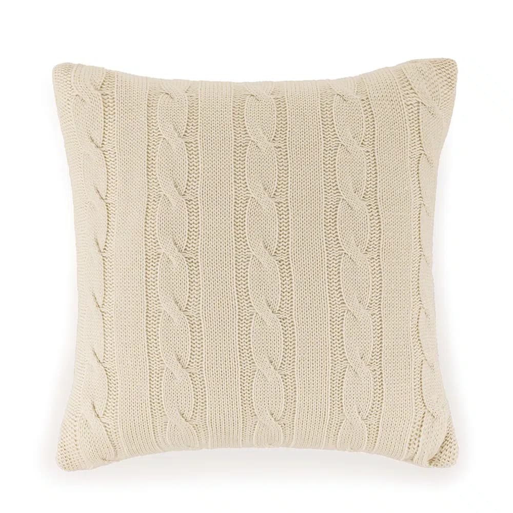 Almofada Ane Tricot Natural Karsten 45 x 45 cm