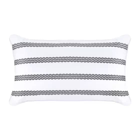 Almofada Averno Buddemeyer Luxus Branco/Cinza Oliva 30X50CM