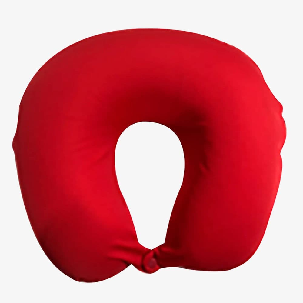 Almofada de Pescoço Voyage Plush Vermelho - Nap