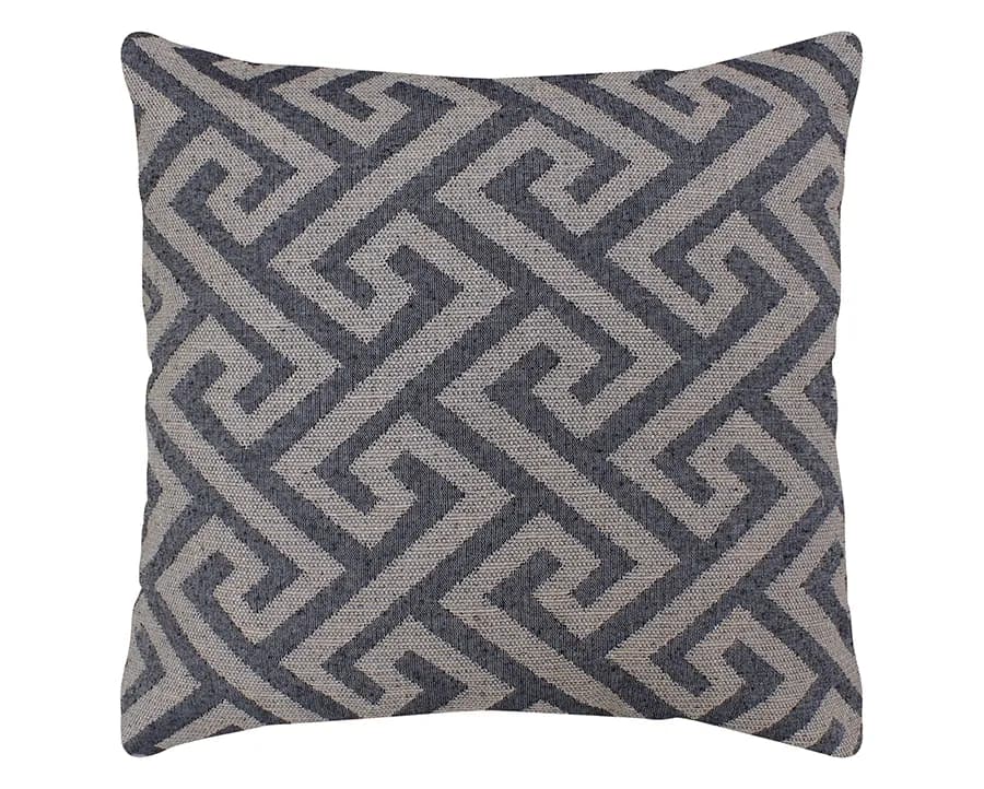 Almofada Decorativa DN Decor Jacquard - Geométrico Grey