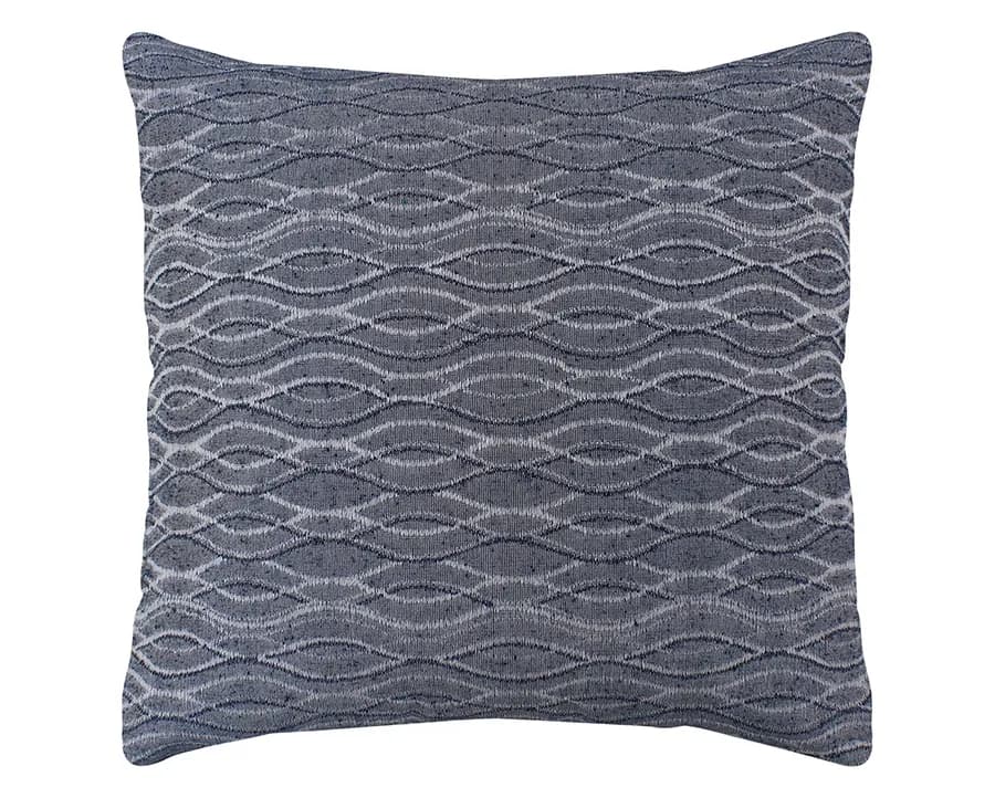 Almofada Decorativa DN Decor Jacquard - Ondas Azul