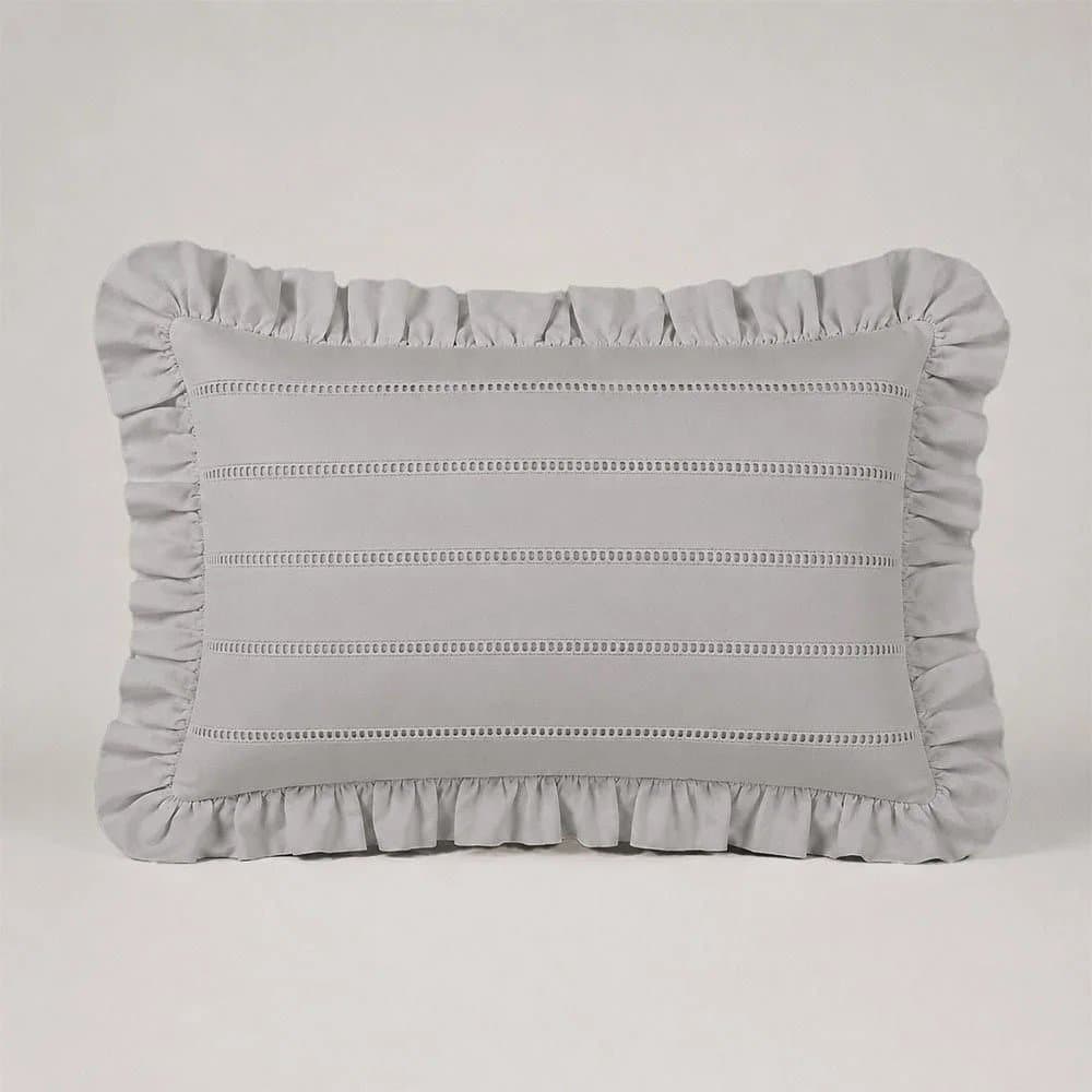Almofada Prestigé 300 Fios Buddemeyer Luxus Cinza 30 x 50 cm