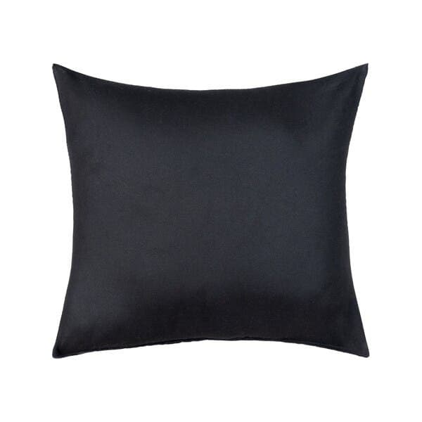Almofada Quadrado Happy Tecido Preto 45x45cm