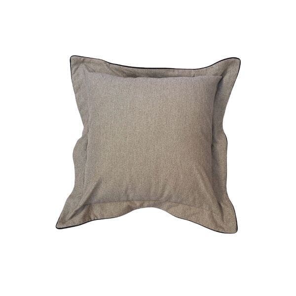 Almofada Quadrado Lounge Jacquard Bege 55x55