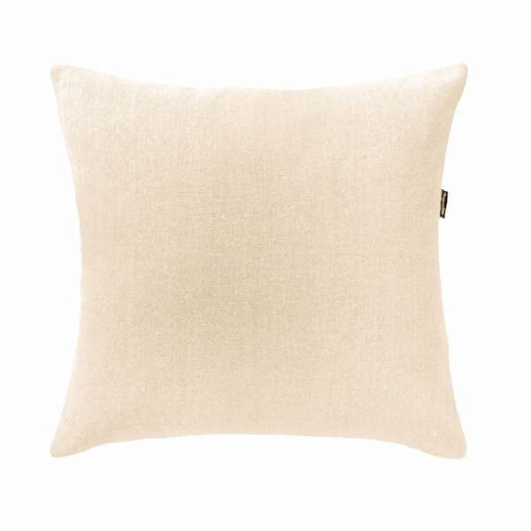 Almofada Quadrado Solid Tecido Bege 40x40 cm