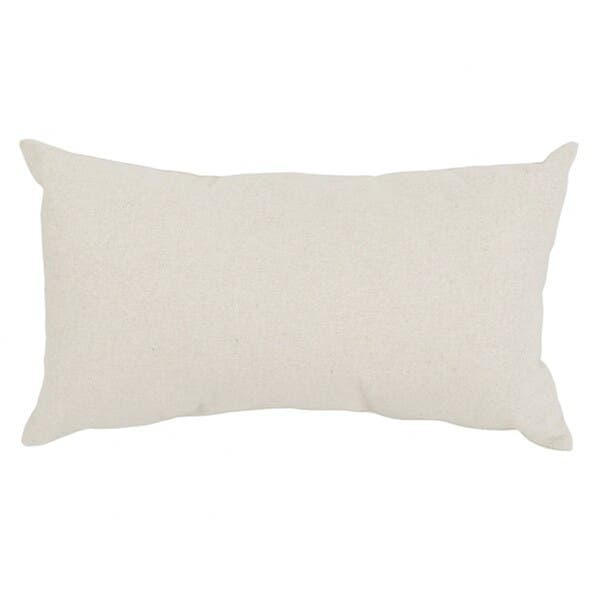 Almofada Retangular Basic Tecido Cru 15x40 cm