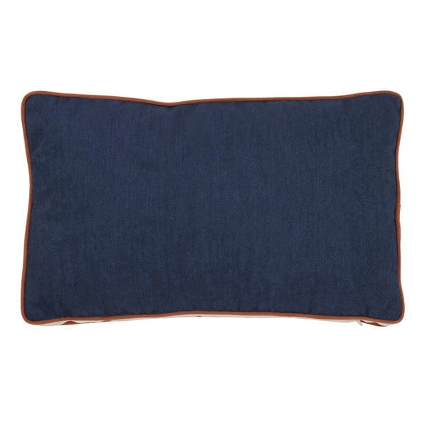 Almofada Retangular Carmel Azul Marinho 30x50cm