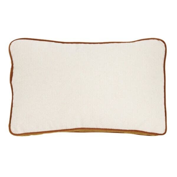 Almofada Retangular Carmel Tecido 15x30 cm