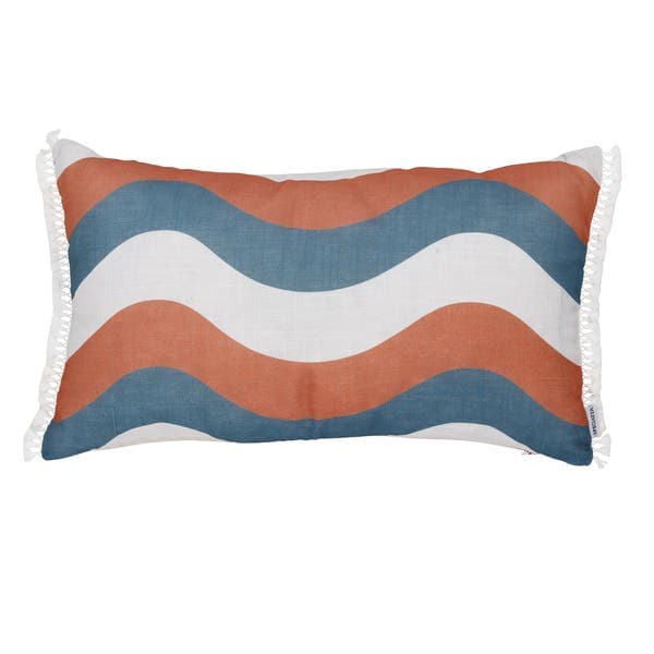 Almofada Retangular Onda Melon Laranja 30x50cm Speciatta