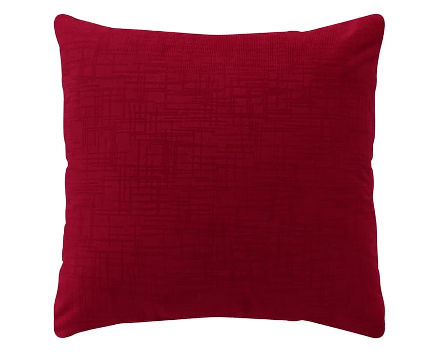 Almofada Suede - Textura Vermelha