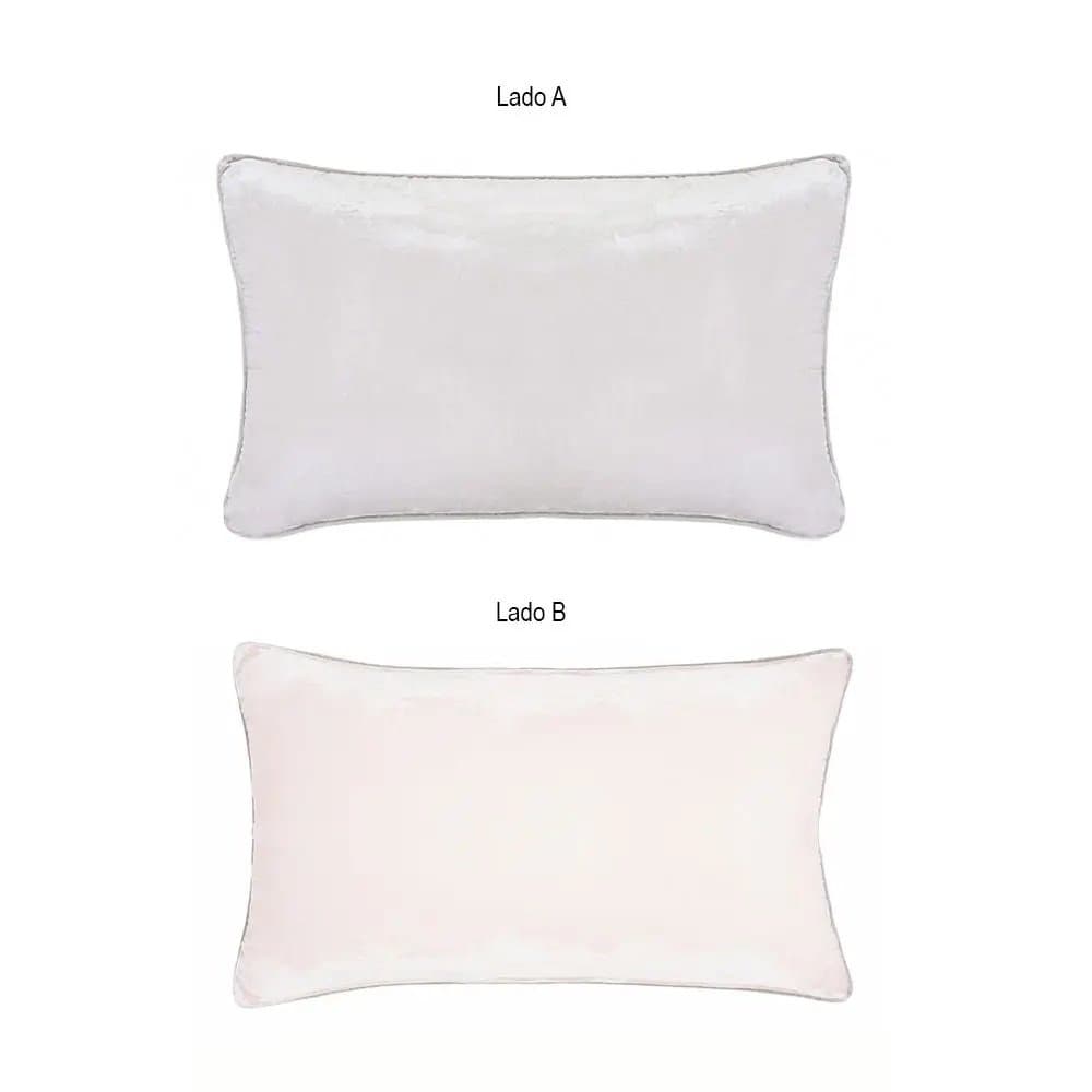 Almofada Vellure Buddemeyer Luxus Prata 30cm x 50cm