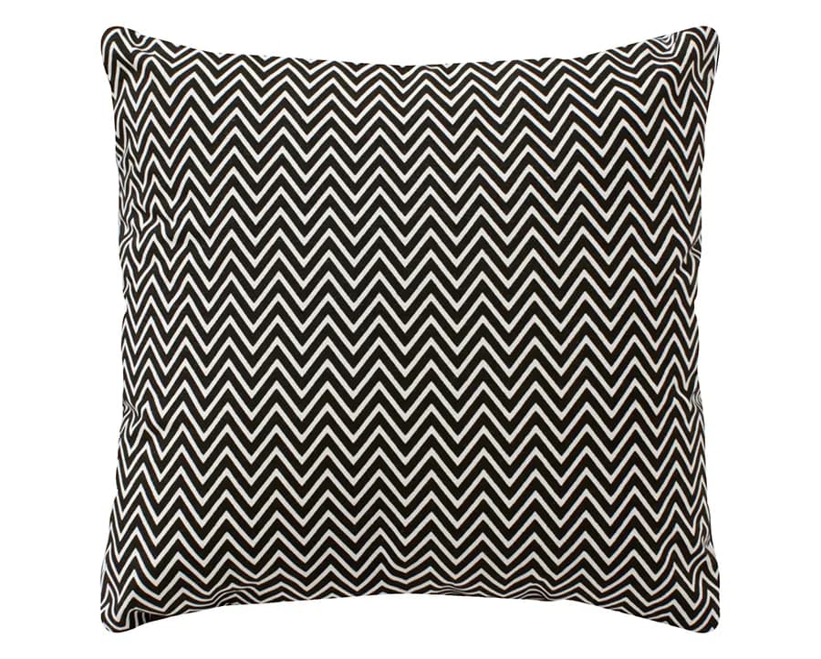 Almofada Zig Zag Preta