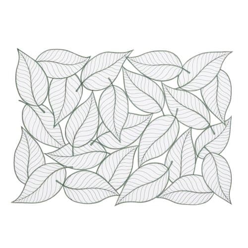 Americano Foliage Branco/Verde 35 x 50 cm