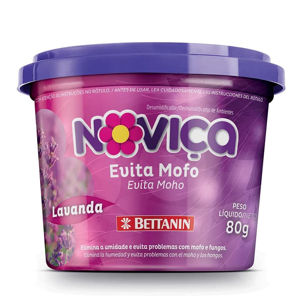 Anti Mofo Noviça Evita Mofo 80g Lavanda - Bettanin
