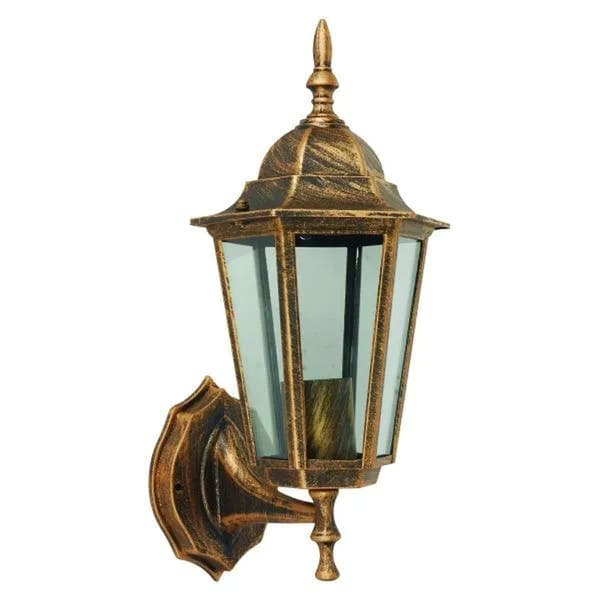Arandela de Parede Externa IP43 Nice Biancoluce Dourada Bivolt