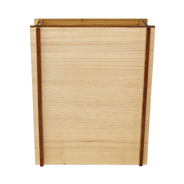 Arandela de Parede Interna Box Ilux Marrom Bivolt