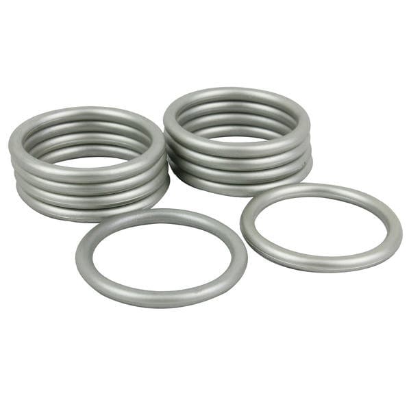 Argola para Cortina 28mm Plástico Siena Aço Escovado 10 Peças