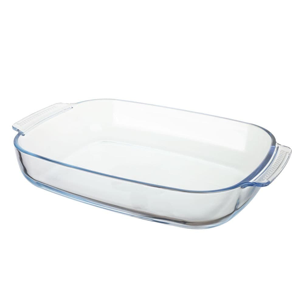 Assadeira de Vidro Retangular 2,7l Transparente - Tuut