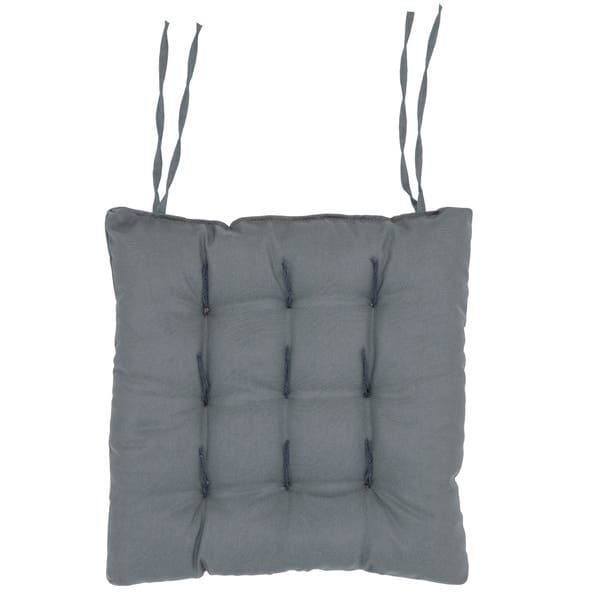 Assento Oxford Cinza 40x40cm