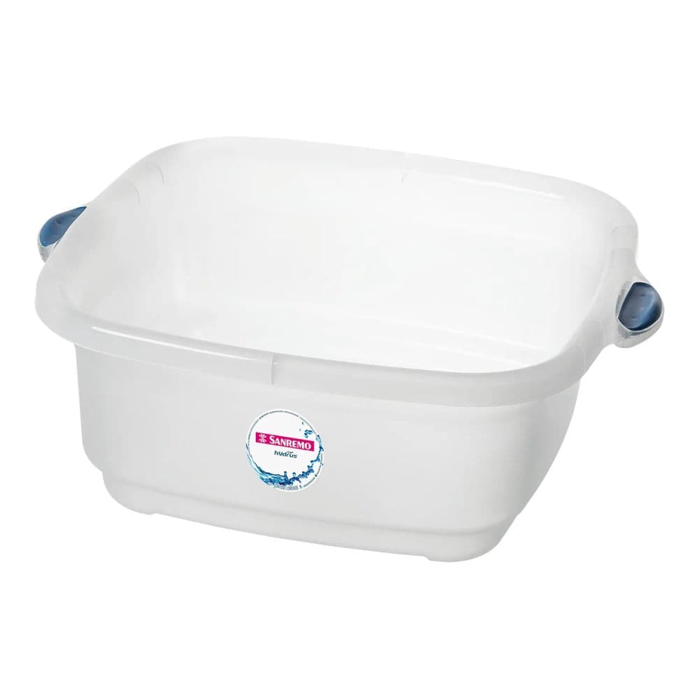 Bacia Quadrada 10l Cristal - Sanremo