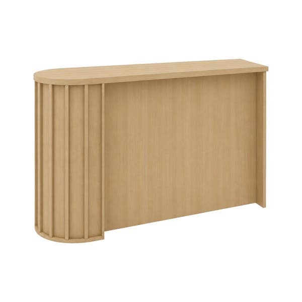 Bancada de Cozinha 144x100x40cm Madeira Domus Carvalho UV Luciane