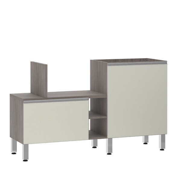Bancada de Cozinha Península 43,4x82,5x65cm Kashmir Prime Luciane