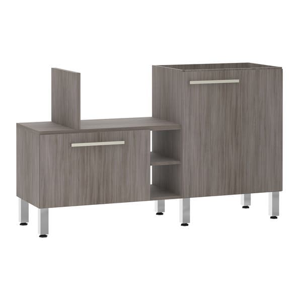 Bancada de Cozinha Península 43,4x82,5x65cm Malbec Prime Luciane