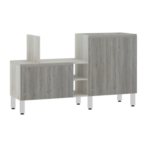 Bancada de Cozinha Península 43,4x82,5x65cm Nodo Prime Luciane