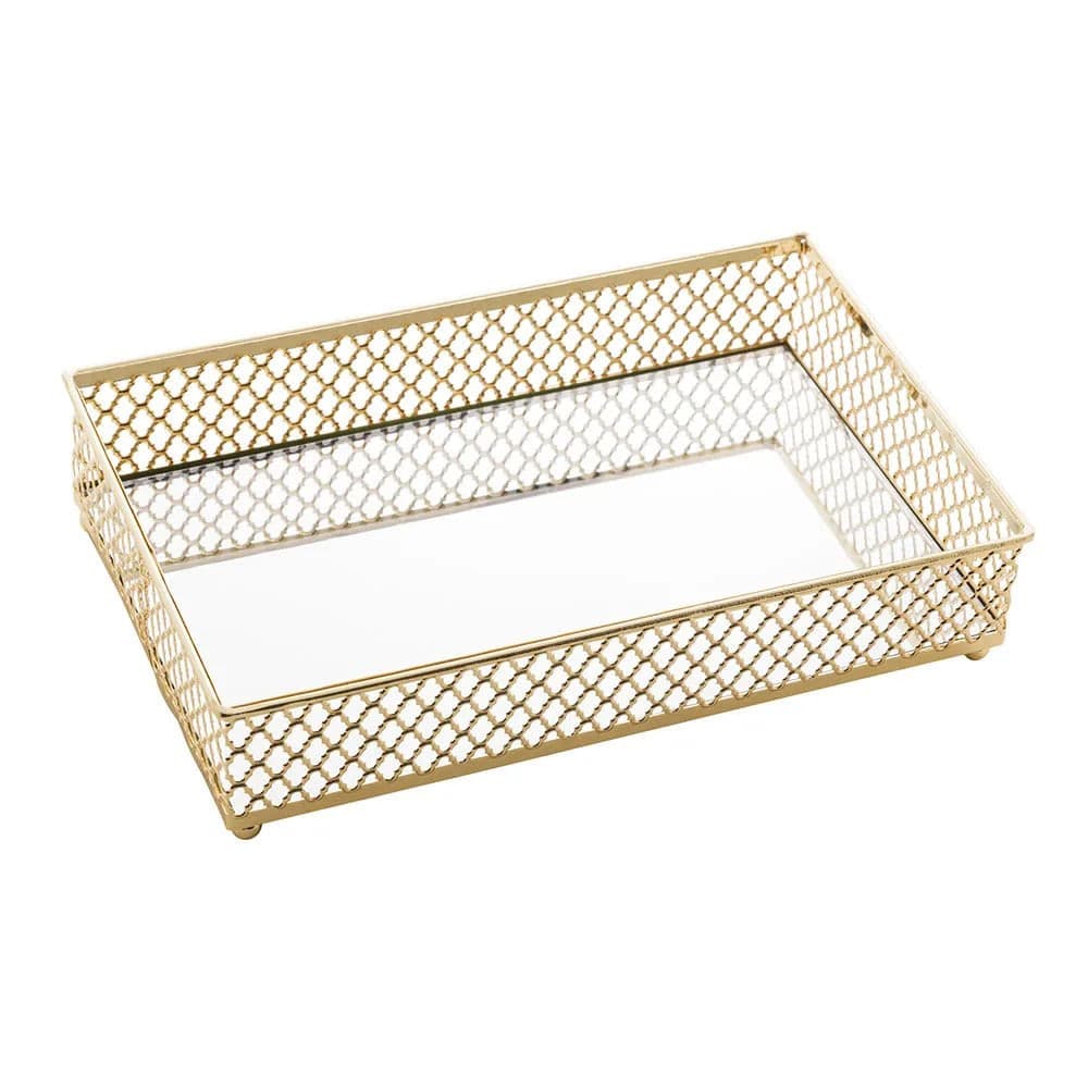 Bandeja Barcelona 21cm Dourada - Lyor