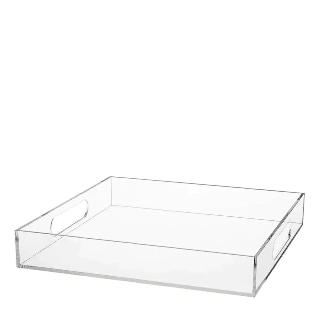 Bandeja de Acrílico com Alça 35x25x5cm
