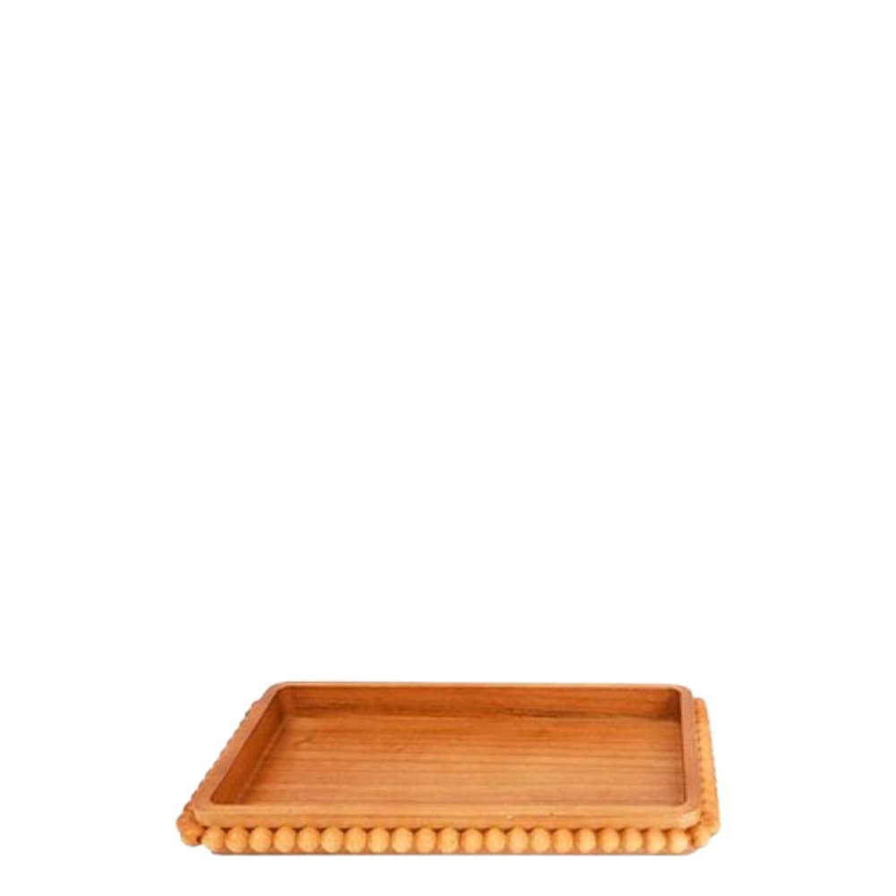 Bandeja de Fibra Natural Bola 37x21x4cm