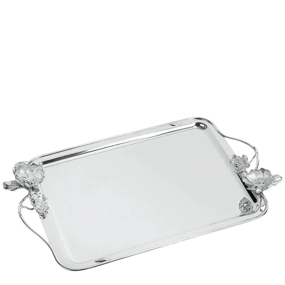 Bandeja de Prata Christofle Belle Epoque 43x32cm