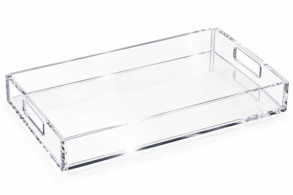 Bandeja Decorativa Acrilico 70 X 50 X 7cm