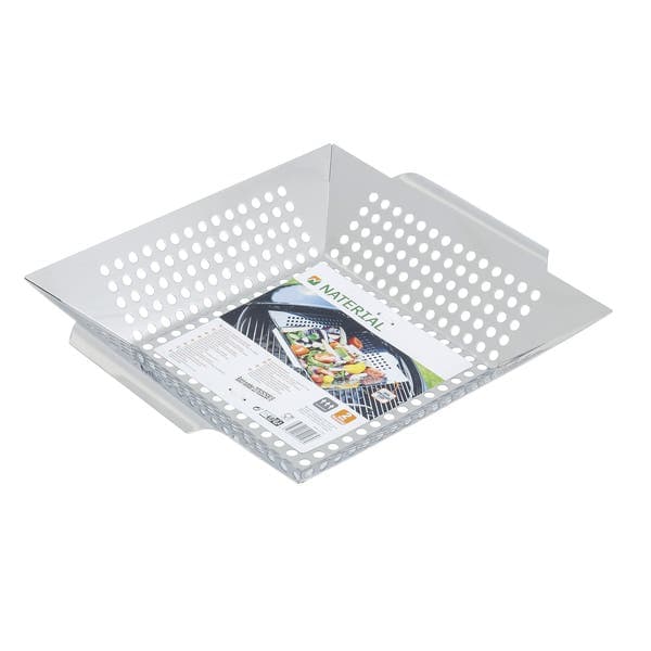 Bandeja para Grelhar Legumes em Aço Inox 35x30,5cm Naterial