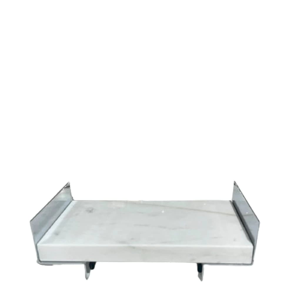 Bandeja para Lavabo de Mármore Grego Branco Pigues 22x13CM
