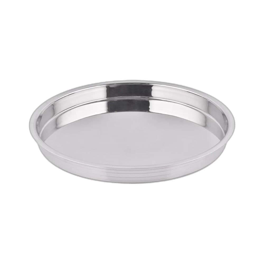 Bandeja Redonda Inox 32cm - Dolce Home