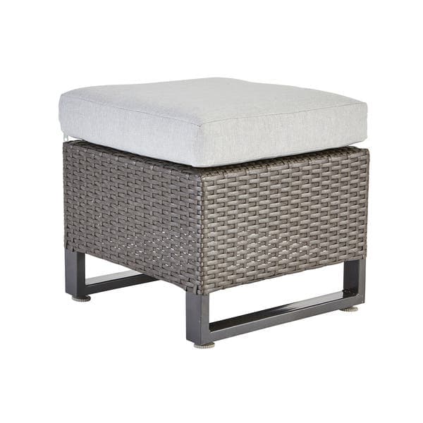 Banqueta Baixa em Aço 40cm Bege|Cinza|Marrom NOA Naterial