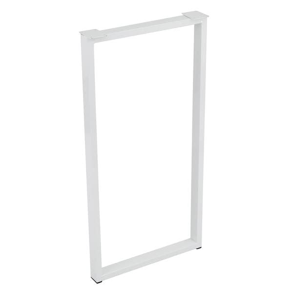 Base para Mesa de Aço Branco 75cm Maxeb